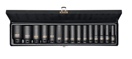 Yato zestaw nasadek udarowych głębokich1/2" 10-32mm 15sztuk YT-1055