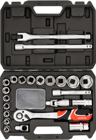 Yato zestaw narzędziowy 1/2" 24-elementowy YT-12662