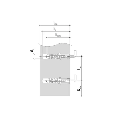 Wkręt-Met kołek rozporowy z hakiem prostym 6x30mm PX-06