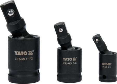 Yato zestaw przegubów udarowych 3-elementowy YT-10643