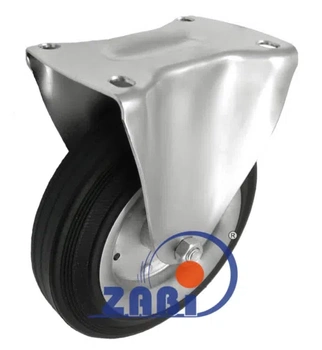 Zabi koło metalowo-gumowe 200 w obudowie stałej symbol 63