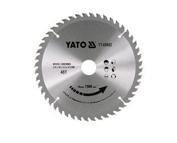 Yato tarcza widiowa do drewna 216x48Tx30mm YT-60682