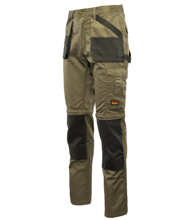 Polstar spodnie do pasa Brixton Practical khaki odpinane nogawki rozmiar 54