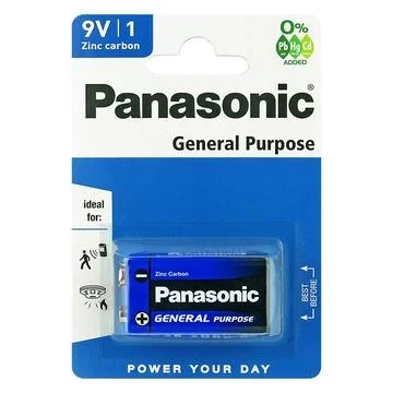 Panasonic bateria  9V 6F22