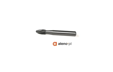 Exact pilnik obrotowy owalny długi 6mm forma H 72402