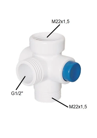 Dafi przełącznik natrysku biały NPN3100BIA