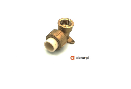 Nibco kolano śrubunkowe z łapami PVC-C do klejenia KWxGW 1/2" ciepła woda