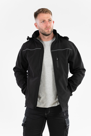 Yato kurtka softshell Obsidian z kapturem rozmiar 3XL YT-79555