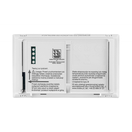 Kidde czujnik tlenku węgla z wyświetlaczem K10LLDCO