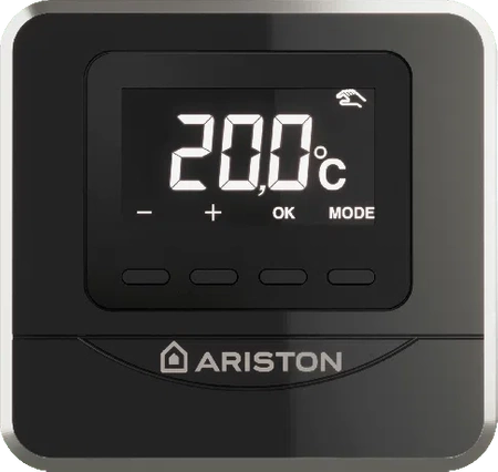 Ariston bezprzewodowy termostat pokojowy Cube RF czarny 3319118