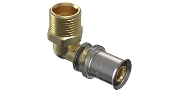 Wavin kolano zacisk 16x1/2"GZ M5