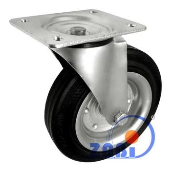 Zabi koło metalowo-gumowe 200 w obudowie skrętnej symbol 62