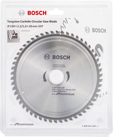 Bosch tarcza pilarska Eco for Aluminium 190x30mm 2608644389