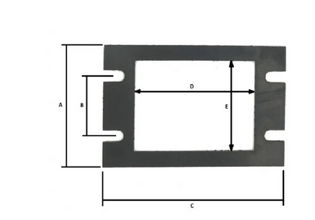 Uszczelka do wentylatora piecowego mała
