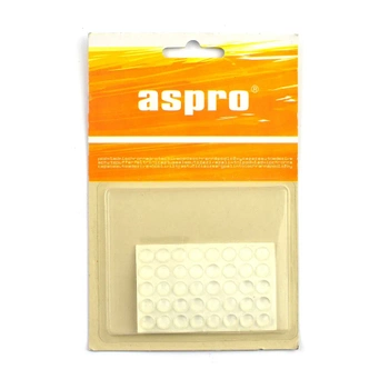 Aspro podkładki żelowe przezroczyste okrągłe 9mm 40sztuk A-40007-10-040