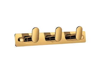 Stella listwa 3 haczyki fasolki złota 18.053-G