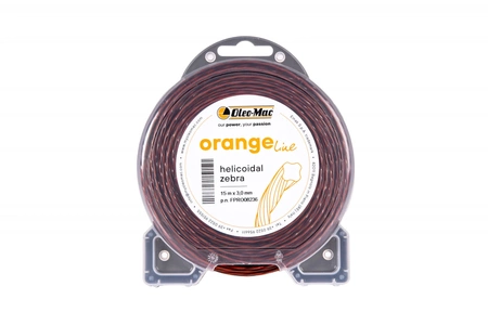 Oleo-Mac żyłka tnąca spiralna Orange Line 3mm 15m FPRO08236