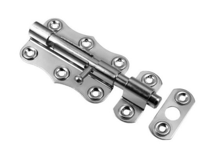Zasuwka uniwersalna ocynk srebrny 120mm 5-1296