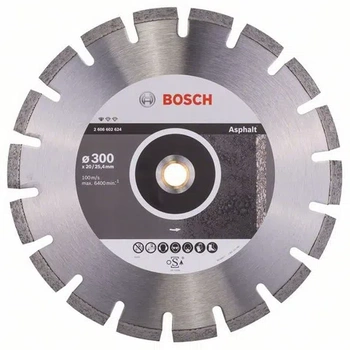 Bosch tarcza diamentowa Standard for Asphalt 300x2,8x20/25,40mm 2608602624