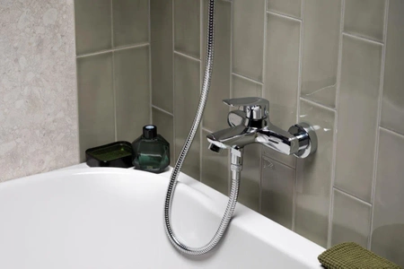 KFA Armatura bateria wannowa Abasha ścienna chrom 5234-010-00