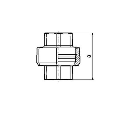 Diamond śrubunek prosty 1 1/4" żeliwo ocynkowane OC-1330.ŚR-PR-PŁ.32