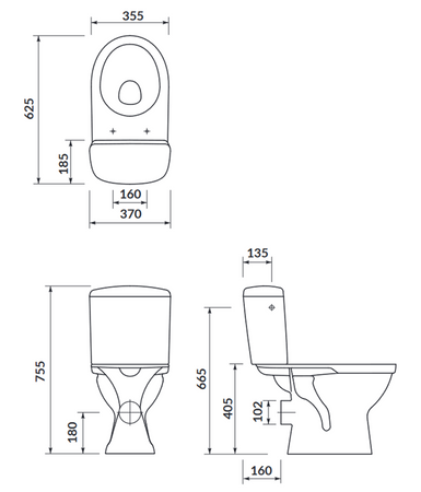 Cersanit WC kompakt Merida K03-018