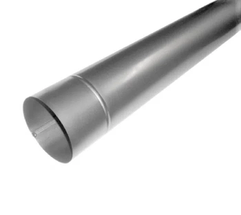 Rura piecowa czarna 150mm 8-2654