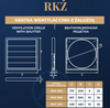Dospel kratka wentylacyjna RKŻ 300 aluminiowa 007-7617
