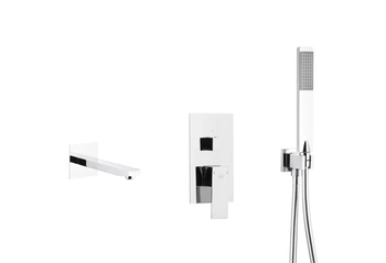 KFA Armatura bateria wannowa podtynkowa Logon chrom z baterią 3-funkcyjną 5139-401-00
