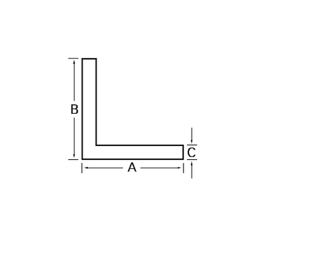 Kątownik aluminiowy 30x20x2,0mm 1mb PA38