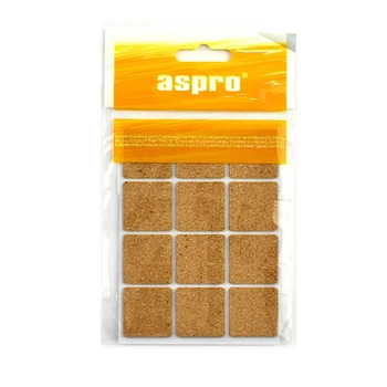 Aspro podkładki korkowe kwadratowe 28x28mm 12sztuk A-40003-02-XXX