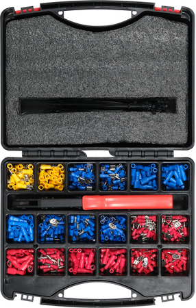 Yato zestaw złączy elektrycznych z zaciskarką YT-068920