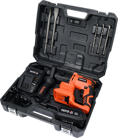 Yato akumulatorowa młotowiertarka SDS+ 2J 3Ah YT-82770
