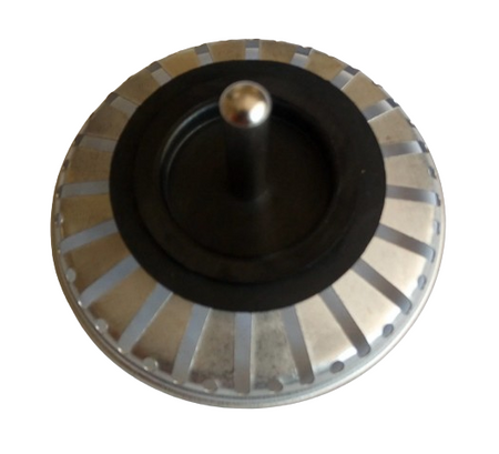 Korek zlewozmywakowy fi8cm chrom niski