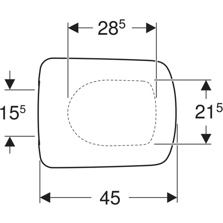 Geberit deska sedesowa Geberit Selnova Square 502.896.00.1