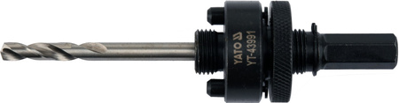 Yato wiertło pilot HSS z gwintem 5/8" uchwyt hex 10mm YT-43991
