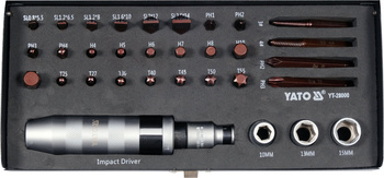 Yato zestaw wkrętak udarowy z końcówkami 32-elementowy YT-28000