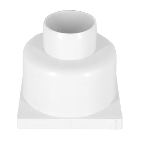 DES kratka kanalizacyjna fi 50 10x10 dolna plastik biała 01.016.002