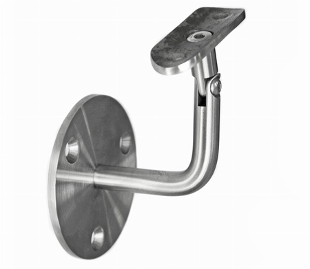 Mocowanie ściana–poręcz z regulacją stal nierdzewna AISI 304 szlifowana WB.110.13.04.S