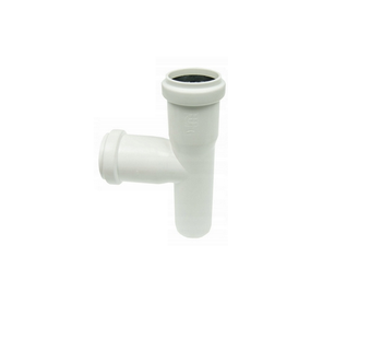 Aquer trójnik kanalizacyjny 40mm 45 stopni biały
