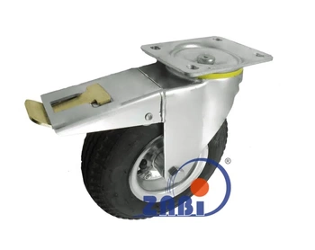 Zabi koło pneumatyczne skrętne z hamulcem 225mm 2255MŁH