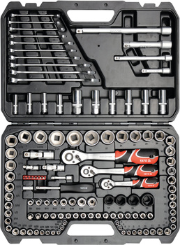 Yato zestaw narzędziowy 1/2" XL 120-elementowy YT-38801