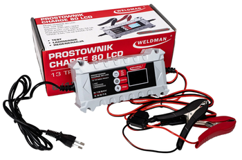 Weldman inteligentny prostownik mikroprocesorowy Charge 80 LCD 104508