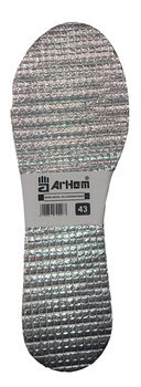 Arhem 3-warstwowe aluminiowe wkładki do butów rozmiar 42 ARH 75 502-42