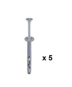 Wkręt-Met kołek szybkiego montażu z kołnierzem SMK 6x40mm 5sztuk SMK-06040