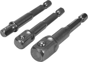 Yato zestaw adapterów hex do nasadek 1/4" 3/8" 1/2" YT-04685