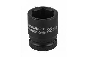 Hogert nasadka udarowa 1/2" 22mm krótka HT4R072